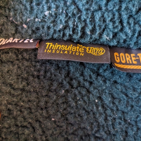 Vintage LL Bean Sherpa Lined Jacket Men's L Tall Blue OCQ34 - Picture 6 of 8